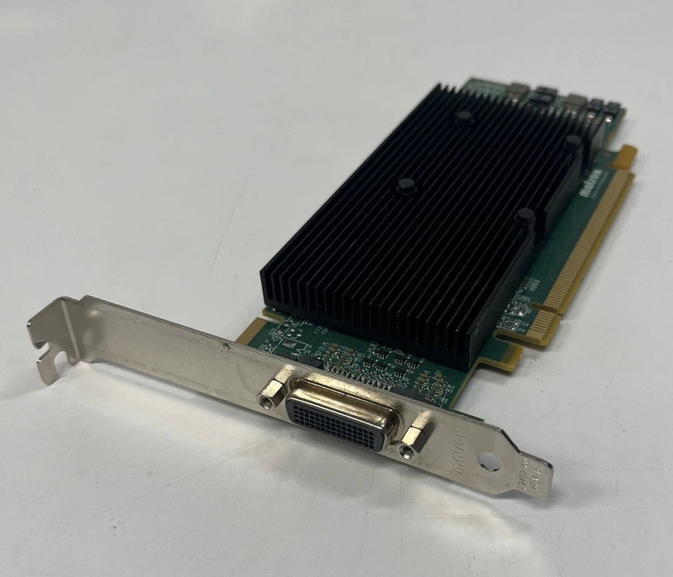 Graphic Card Matrox M9120 Plus 512MB GDDR2 M9120-E512LPUF PCI DMS-60 - Image 1 of 4