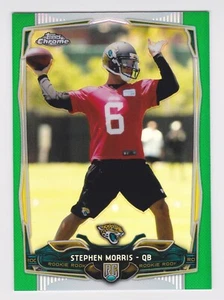2014 Topps Chrome Green Refractor RC Rookie #167 Stephen Morris Jaguars - Picture 1 of 2