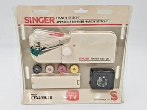 Singer Handy Stitch Portable Sewing Machine CEX400KFB Plug In Battery Vintage - Picture 1 of 7