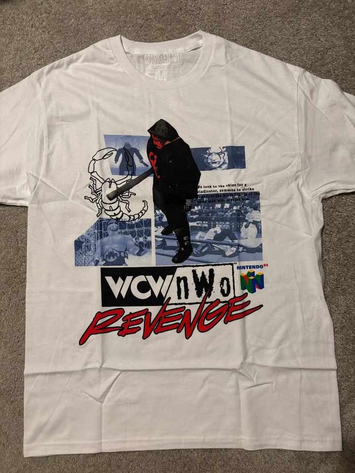 Camisa Videojuego WCW NWO Revenge Sting Talla Grande N64 WWF WWE AEW TNA Foto 1 de 1