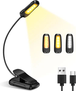 , Luce Pinza, 9 Leds 3 Modalità Con Lampada USB Ricaricabile, 360° Flessibile Co - Foto 1 di 12