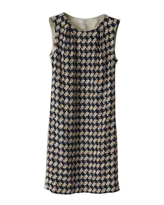 Erdem Sleeveless Tweed Sheath Dress in Multicolor Polyester - Image 1 of 2