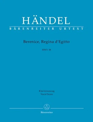 Berenice, Regina d'Egitto HWV 38, Handel, Vocal Score - Image 1 of 2