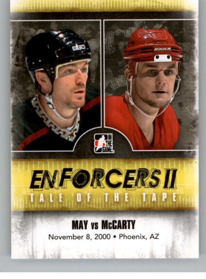 2013-14 ITG Enforcers Series Two Hockey Base or Autograph Cards Pick From List - Image 1 of 1