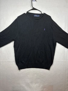 Polo Ralph Lauren maglione maglia girocollo grigio classico Xl - Foto 1 di 12