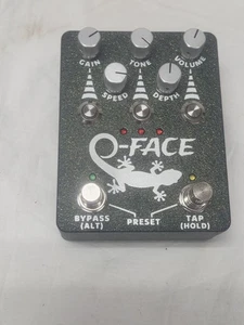Gecko Pedal O Face Triple Tremolo LF Overdrive Gitarreneffekt grün limitiert  - Bild 1 von 5