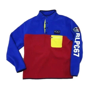 Polo Ralph Lauren Hi Tech EE. UU. Polar Para hombres Talla L Colorblocked RLPC67 P-93 - Imagen 1 de 9