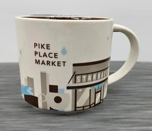 2014 Starbucks 14oz Pike Place Market Seattle Mug - You are Here Collection - Picture 1 of 6