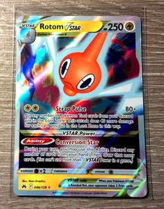 Rotom VSTAR 046/159 Ultra Rare Crown Zenith Pokemon - Picture 1 of 2
