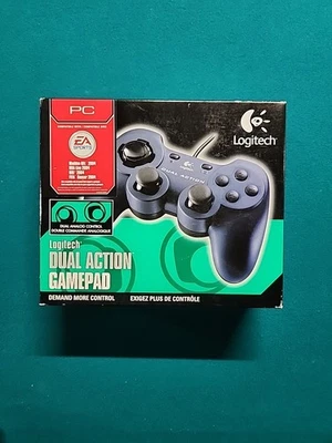 Logitech Dual Action USB Gamepad Controller for PC/Mac – New - Image 1 of 4