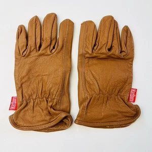 Vintage Marlboro braune Echtleder Handschuhe Gr. S/M Unlimited Gear - Bild 1 von 8