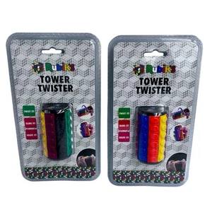 Rubik’s Cube Tower Twister Puzzle Genuine Brain Teaser Game Fidget (2x Bundle) - Picture 1 of 5