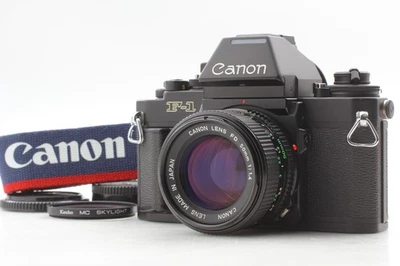 [MINT Strap] Canon NEW F-1 AE Finder 35mm Film Camera 50mm F1.4 Lens From JAPAN - Image 1 of 4