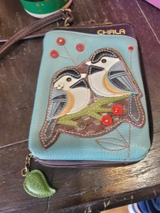 Chala - Chickadee - Cartera/teléfono celular con cremallera - Azul - Imagen 1 de 10
