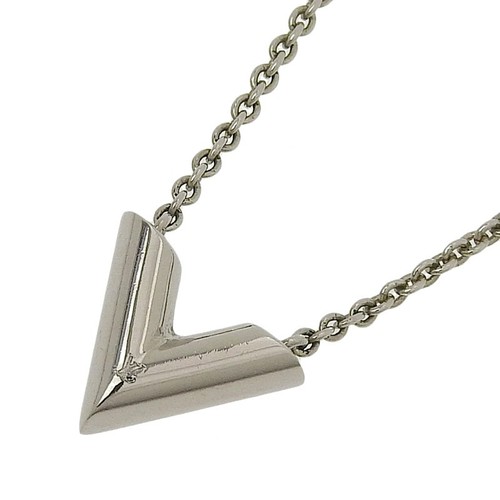 LOUIS VUITTON（LV） Collana LOUIS VUITTON Essential V Metallo Colore Argento M63197Arrivo Lv1843