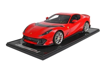 Ferrari 812 Competizione Silver details Rosso Corsa  1/12 BBR1201A  BBR Models - Immagine 1 di 4