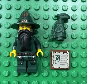 Lego Castle Kingdoms Wizard green baby dragon minifigure 7955 - Picture 1 of 2