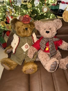 Boyd's Bears Weihnachtspullover & Mütze Schleife Weihnachtsdekoration 15 Zoll - Bild 1 von 3