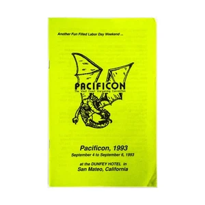 Pacificon War Games Pacificon 1993 Booklet VG - Picture 1 of 2