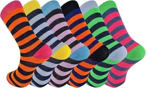 Mens Socks 6 12 Pairs Casual Work Sports Cotton Rich Designer Sock Size UK 6–11 - Picture 1 of 5