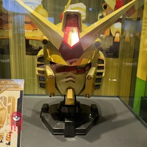 Gundam Maschera Casco Cosplay GUNDAM RX-78-2 Maschera Luminosa Oro Edizione Limitata - Foto 1 di 7