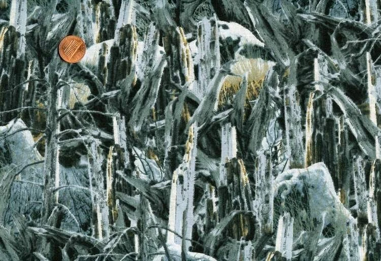 LIQUIDACIÓN - TELA DE EDREDÓN TEXTURA MADERA MUERTA 'SNOWY SILENCE' - IMPORTACIONES DEL MAR DEL SUR Foto 1 de 1