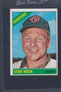 1966 Topps #294 Steve Ridzik Senators EX *4597 - Imagen 1 de 1
