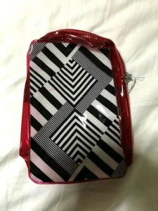 PAUL MITCHELL UNIVERSAL VINYL- COSMETIC MAKEUP BAG PLATIC TRAVEL BAG WITH ZIPPER - Picture 1 of 1