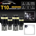 AUXITO 4Pcs Canbus T10 3014 24 SMD LED Wedge Bulbs Corner Lights Error Free NEW