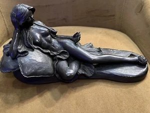 Jeanne Rynhart Limited Edition Figur Mädchen liegend mit Tagebuch 8/250 signiert - Bild 1 von 13