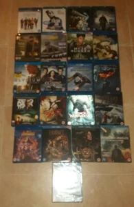 Lot Of 21 Blu Rays. LOTR. Hobbit. 300. Hitchhikers. I Am Legend. Dark Knight.Etc - Picture 1 of 11
