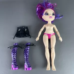 Rainbow High Emi Vanda Serie 3 Orquídea Púrpura Moda Muñeca Desnuda *LEER - Imagen 1 de 12