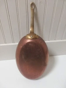 Vintage Hotel Jefferson Pure Bronze Sterling Silver Oval Skillet Fish Pan 15" - Picture 1 of 11