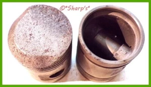 B2725R B3657R * John Deere B GAS Pistons Wrist Pins Keepers * .045 * High Compre - Picture 1 of 5