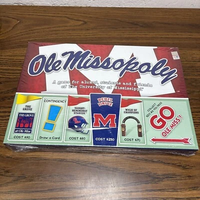 OLE MISSOPOLY REBELS BOARD GAME - BRAND NEW - SEALED - NCAA - SEC - MONOPOLY - Image 1 of 4