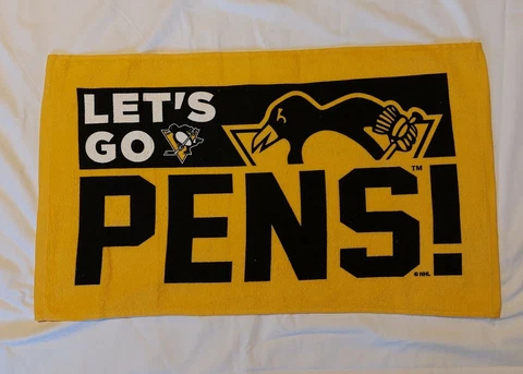 Pittsburgh Penguins rally towel lets go Pens Cover