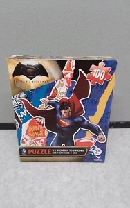 New DC Comics Batman V. Superman Puzzle 100 Piece Puzzle 9.1" X 10.3" Age 6+ - Picture 1 of 3