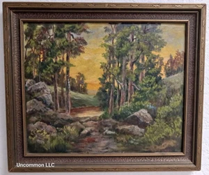 Estes Park Colorado Oil on Board circa 1920 - Picture 1 of 4