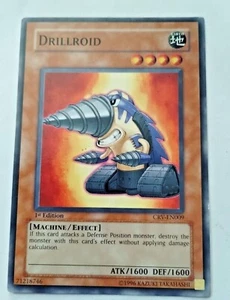 Yu-Gi-Oh! TCG Drillroid Cybernetic Revolution CRV-EN009 Unlimited Common - Picture 1 of 3