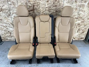 VOLVO XC90 2016-2025 REAR 2ND SECOND ROW CENTER SEAT SEATS SET BEIGE OEM V38 - Picture 1 of 16