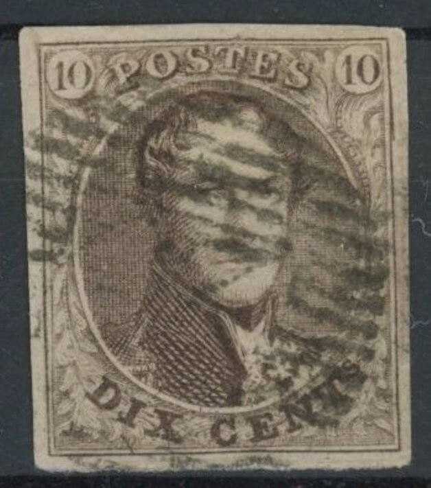 Belgium 1858/61 : Good VF Used Classic Stamp without Watermark - Nice Margins - Image 1 of 1