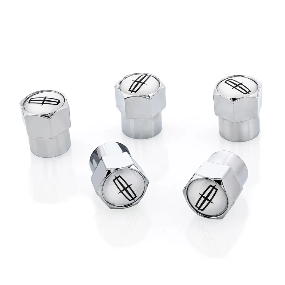 Lincoln Logo Tire Valve Caps (Chrome) - Image 1 of 1