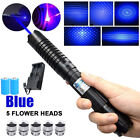 High Power 450nm Blue Burning Laser Pointer Adjustable Visible Light 990Miles AU