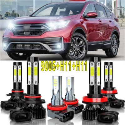 For Honda CR-V CRV 2015-2021 LED faro Hi/Low Beam Bombillas de luz de niebla Kit - Image 1 of 4