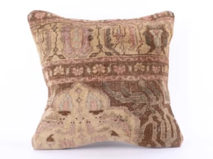 Indian Vintage Cushions Handmade Kilim Pillow Jute Cushion Cover Throw - Picture 1 of 7