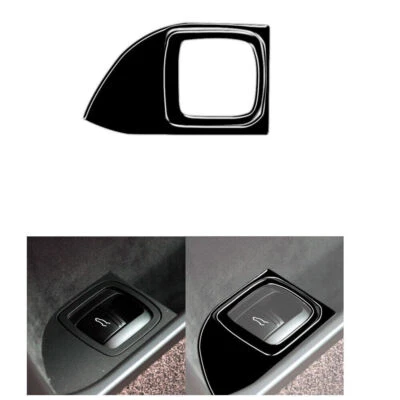 Acabamento da tampa do interruptor do porta-malas preto brilhante ABS para Porsche Cayenne Sport SUV 2003-2010  - Imagem 1 de 4