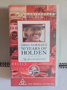 Greg Norman 1998 50th Anniversary Greg Norman's 50 Years of Holden 1948-1998 VHS - Picture 1 of 3