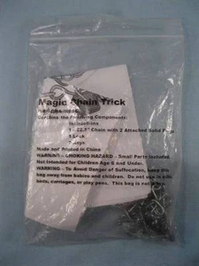 Magic Chain Trick 2002 CB Products Includes Chain Lock Keys Rings Instructions O - Picture 1 of 10