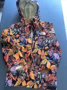 The North Face Girls Tropical Forsest Resolve Reflective Jacket Black Size S Nwt - Picture 1 of 12