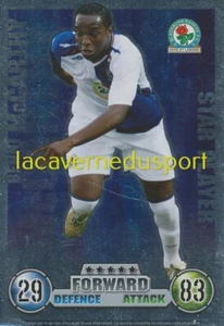 328 BENNI McCARTHY - STAR # BLACKBURN TOPPS PREMIER LEAGUE 2007 2008 MATCH ATTAX - Picture 1 of 1